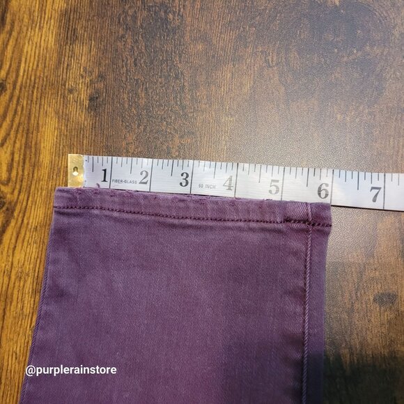 American Eagle Jeans 18 R Jegging Super Hi Rise Next Level Stretch X Purple - Picture 11 of 12